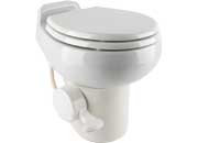 Dometic USA Toilet 510HPS Pedal Flush - White 302510001 - Imex RV And Auto Parts