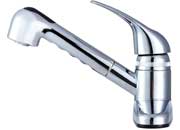 Dura Faucet DFPK100 - CP Nonmetallic Pullout RV Kitchen Faucet, Chrome Finish - Imex RV And Auto Parts