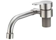 Dura Faucet DFTDF - MK510H - SN Folding RV Kitchen Faucet in Brushed Satin Nickel - Imex RV And Auto Parts