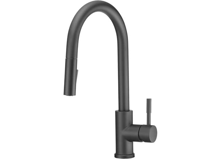 Dura Faucet DFTDF - MK530SLK - MB Streamline Pulldown RV Kitchen Faucet in Matte Black - Imex RV And Auto Parts