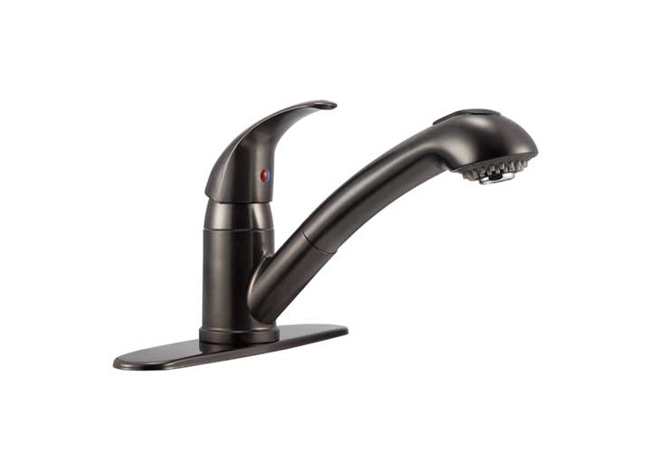 Dura Faucet DFTDF - NMK852 - VB Designer Pullout RV Kitchen Faucet in Venetian Bronze - Imex RV And Auto Parts