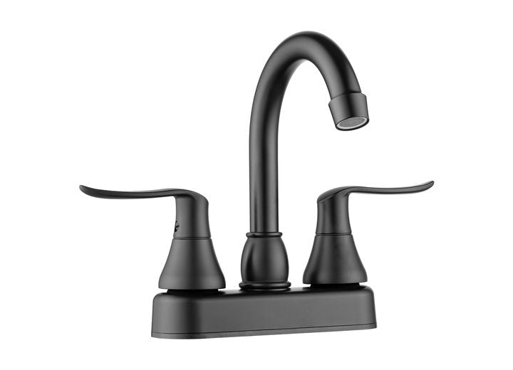Dura Faucet DFTDF - PB155LH - MB Elegant Arc Spout RV Bar Faucet in Matte Black - Imex RV And Auto Parts