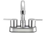 Dura Faucet DFTDF - PB155M - CP Modern Arc Single Post RV Bar Faucet in Chrome - Imex RV And Auto Parts