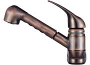 Dura Faucet DFTDF - PK100 - ORB Nonmetallic Pullout RV Kitchen Faucet with Oil Rubbed Bronze Finish - Imex RV And Auto Parts