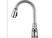 Dura Faucet DFTDF - PK160 - SN Nonmetallic Pulldown RV Kitchen Faucet in Brushed Satin Nickel - Imex RV And Auto Parts