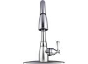 Dura Faucet DFTDF - PK160 - SN Nonmetallic Pulldown RV Kitchen Faucet in Brushed Satin Nickel - Imex RV And Auto Parts