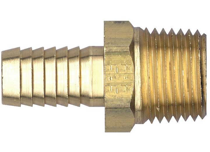 Fairview Ltd. Brass Adaptor 1/2 Inch Tube to 1/4 Inch Male Pipe FTD48 - 8B - Imex RV And Auto Parts