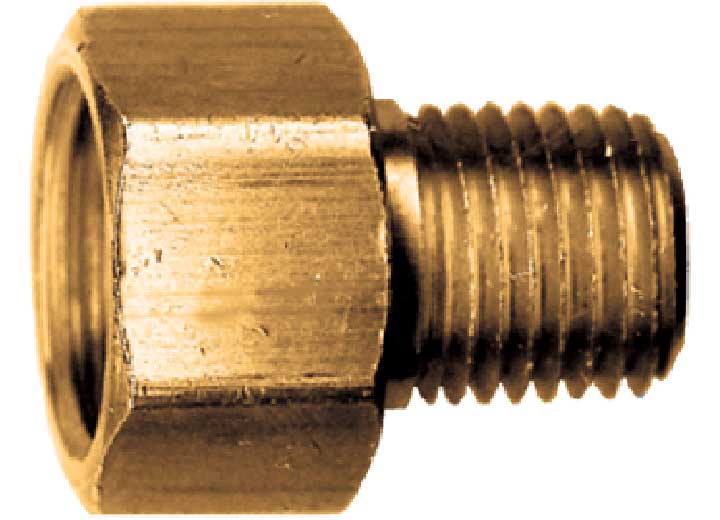 Fairview Ltd. Brass Inverted Flare Adaptor 3/8 in to 1/4 in Male FTD148 - 6B - Imex RV And Auto Parts