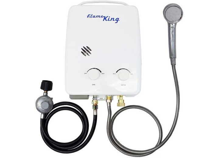 Flame King 1.32 gal 34,000 BTU Propane Tankless Water Heater - YSNAZ132 - Imex RV And Auto Parts