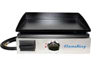 Flame King 17 inch LP Griddle with Small Regulator for RV pullout - YSNFM-HT-200 - Imex RV And Auto Parts