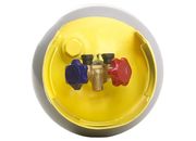 Flame King 30 lb Refrigerant Recovery Cylinder Tank with SCG Y-Valve - YSN301R - Imex RV And Auto Parts