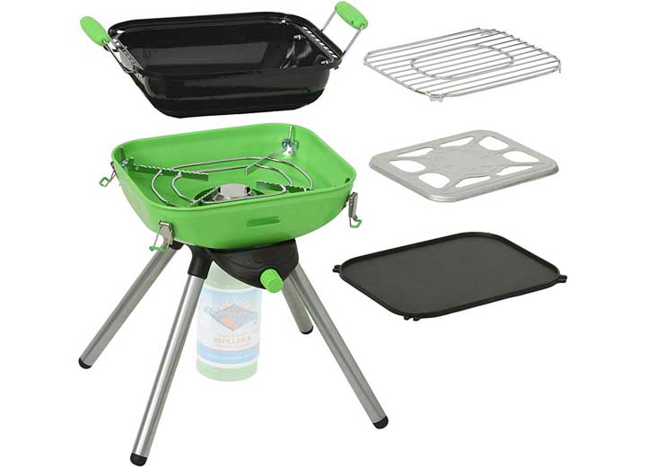 Flame King Multi-Function Portable BBQ Grill - YSNVT-301 - Imex RV And Auto Parts