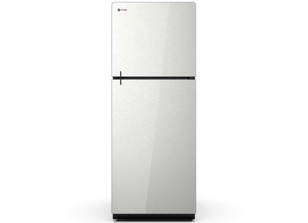 GE Appliances Ge Profile 10 Cu Ft DC Top - Freezer Refrigerator with Stainless Steel Glass Door - PPV10R5YRSS - Imex RV And Auto Parts