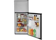 GE Appliances GPV10FSNSB - R 9.8 cu. ft. Top Freezer Refrigerator in Stainless Steel - Imex RV And Auto Parts
