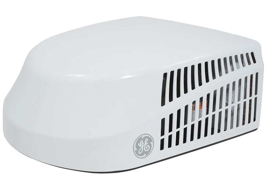 GE Appliances Outdoor Shroud Cover for GE RV A/C Units WJ76X35134 in White - Imex RV And Auto Parts