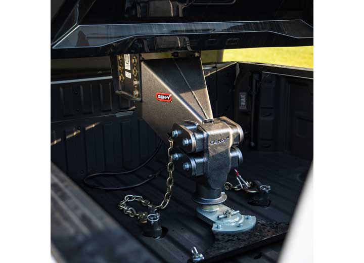 Gen - Y Hitch GH - 8065AL Auto Latch Executive Torsionflex Fifth Wheel to Gooseneck Ball Coupler, 5.5K Pin Weight - Imex RV And Auto Parts