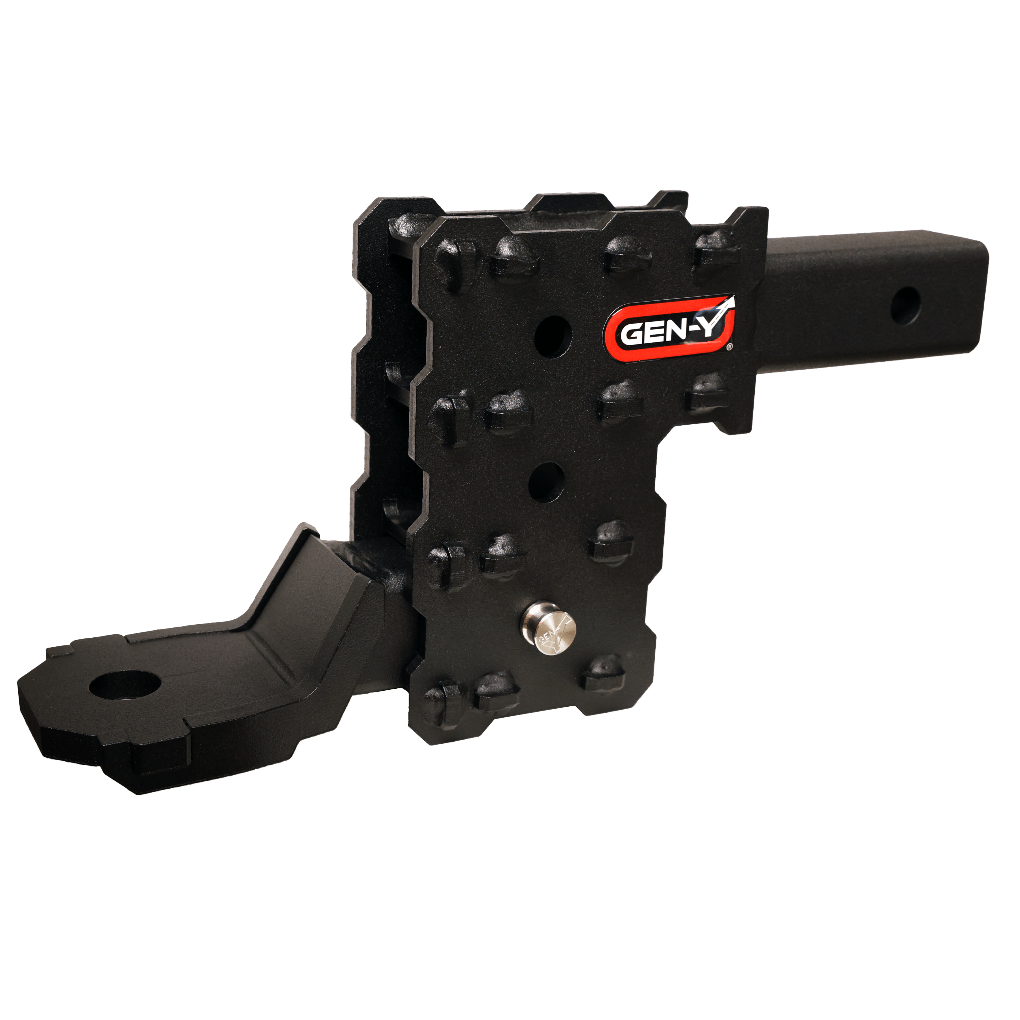 GEN-Y Hitch PHANTOM-X 2-Inch Solid Shank Drop Hitch for Medium-Duty Towing, 10,000 lb Capacity - Imex RV And Auto Parts