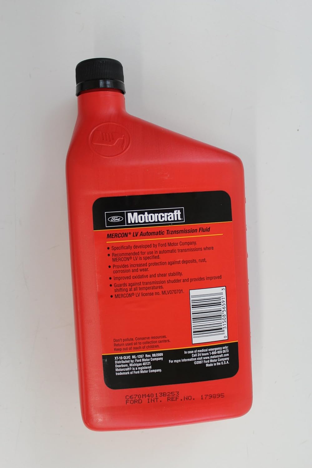 Genuine Ford Fluid XT - 10 - QLVC MERCON - LV Automatic Transmission Fluid - 1 Quart - Imex RV And Auto Parts