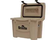 Grizzly Coolers 15 Qt Tan Cooler - Durable and Portable Outdoor Cooler - Imex RV And Auto Parts