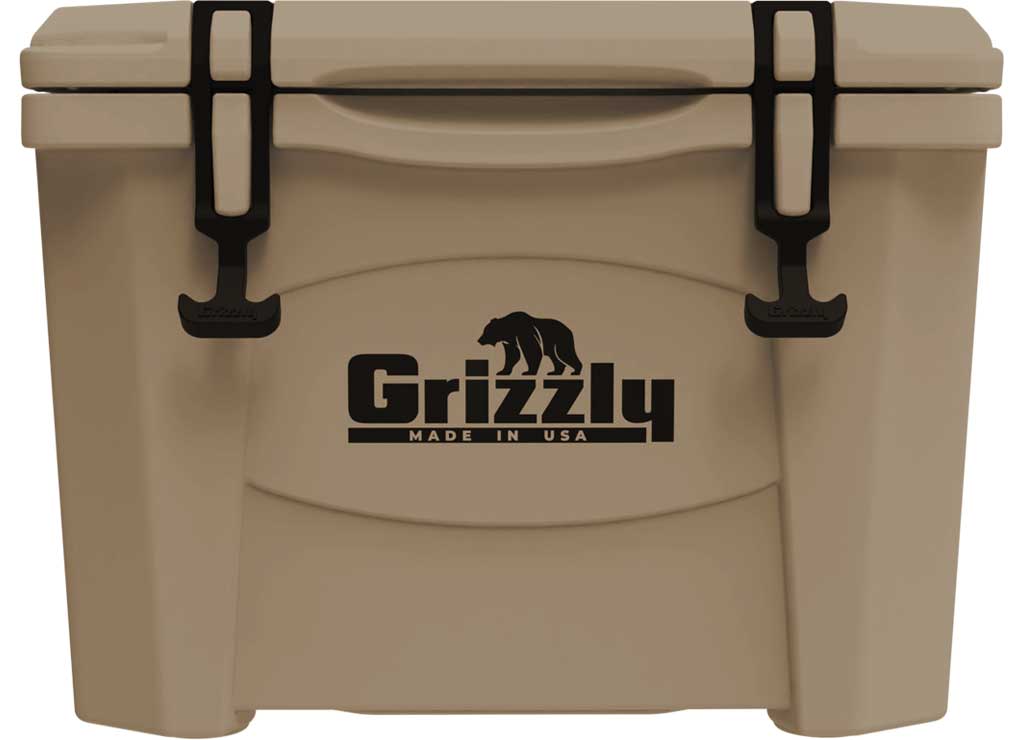Grizzly Coolers 15 Qt Tan Cooler - Durable and Portable Outdoor Cooler - Imex RV And Auto Parts