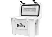 Grizzly Coolers 15 Qt White Cooler - Compact and Durable for Outdoor Adventures - Imex RV And Auto Parts