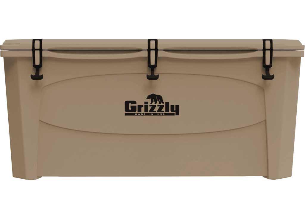 Grizzly Coolers 165 Qt Tan Cooler with Heavy-Duty Insulation and Durable Construction - Imex RV And Auto Parts