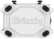 Grizzly Coolers 20 Qt White Cooler - Durable and Portable for Outdoor Use - Imex RV And Auto Parts