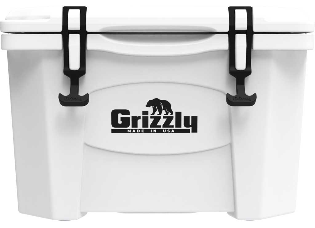 Grizzly Coolers 20 Qt White Cooler - Durable and Portable for Outdoor Use - Imex RV And Auto Parts