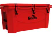 Grizzly Coolers 75 Qt Red Cooler - Durable Insulated Outdoor Storage - Imex RV And Auto Parts