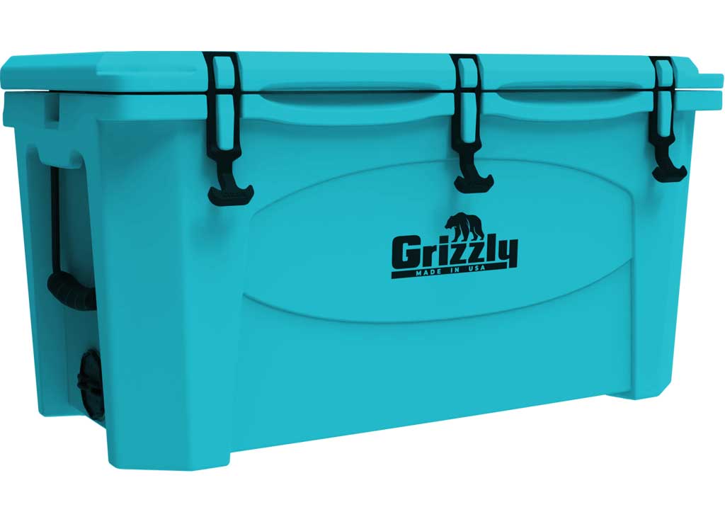 Grizzly Coolers 75 Qt Teal Cooler - Rugged Insulated Container for Outdoor Adventures - Imex RV And Auto Parts