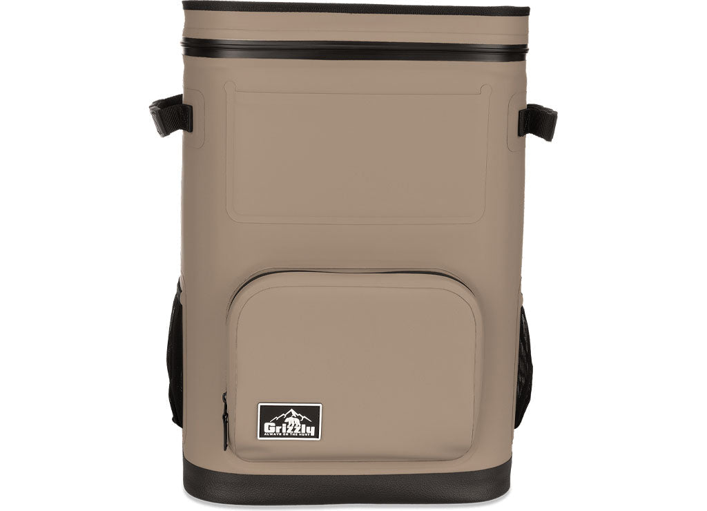 Grizzly Coolers Drifter Cooler Backpack 24 Whitetail - Durable and Portable Insulated Cooler - Imex RV And Auto Parts