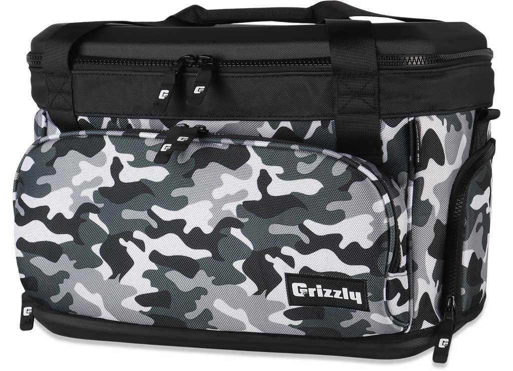 Grizzly Coolers New Drifter 20 Can Soft Sided Cooler Snow Camo - Imex RV And Auto Parts