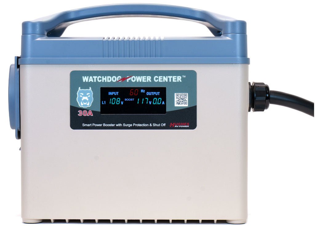 Hughes Watchdog Power Center 30 Amp Voltage Booster & Surge Protector WPC30A - Imex RV And Auto Parts