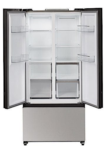 Invision 17 Cu Ft French Door Refrigerator with 12V Power - Stainless Steel Model 180 - 4552 - Imex RV And Auto Parts