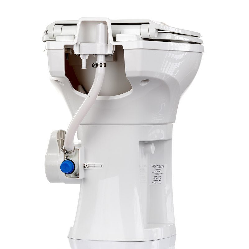 Invision Voyager Elongated Plastic Toilet - 780 - 0092 - Imex RV And Auto Parts