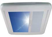 Maxxair Maxx Shade Plus Retractable RV Roof Vent Shade - White, No Lighting 00 - 03900 - Imex RV And Auto Parts