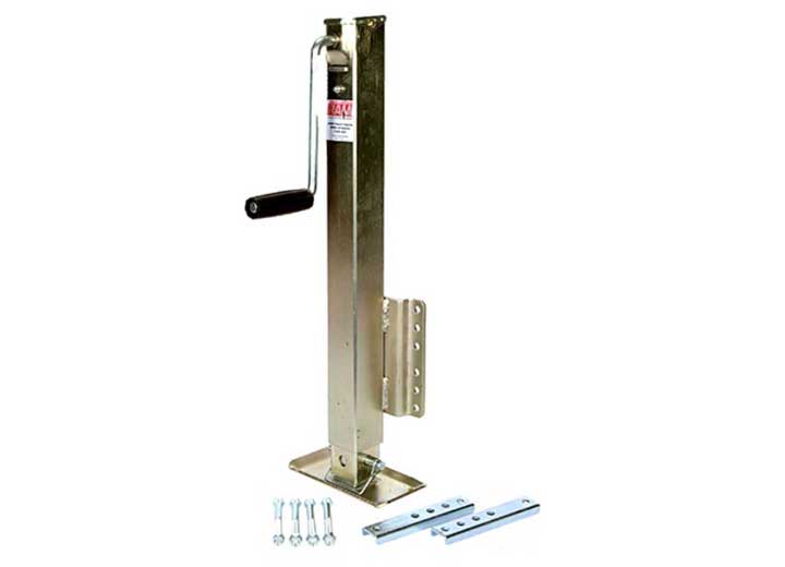 Pacific Rim International MJSQ - 2500B Square Jack 2.5K 2 - 1/2 Inch Ball Size Hardware Zinc - Imex RV And Auto Parts