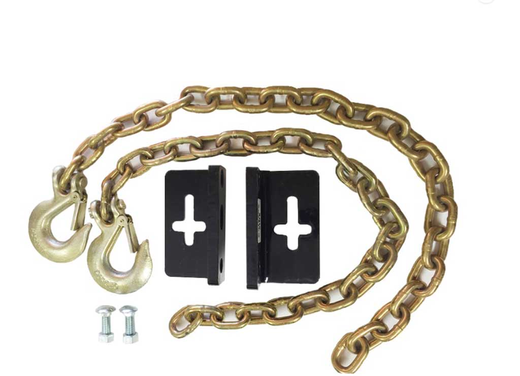 Popup Industries Inc. SCK - 1621 Safety Chain Kit with 42 - Inch Chains and Mounting Brackets - Imex RV And Auto Parts