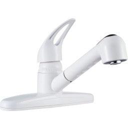 PULL - OUT KITCHEN FAUCET - White - Imex RV And Auto Parts