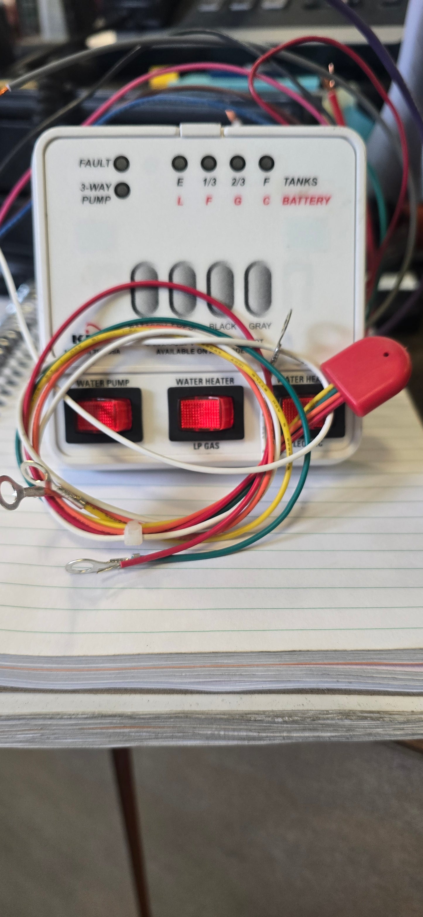 Used/Open Box KIB Electronics Tank Monitor Panel M25