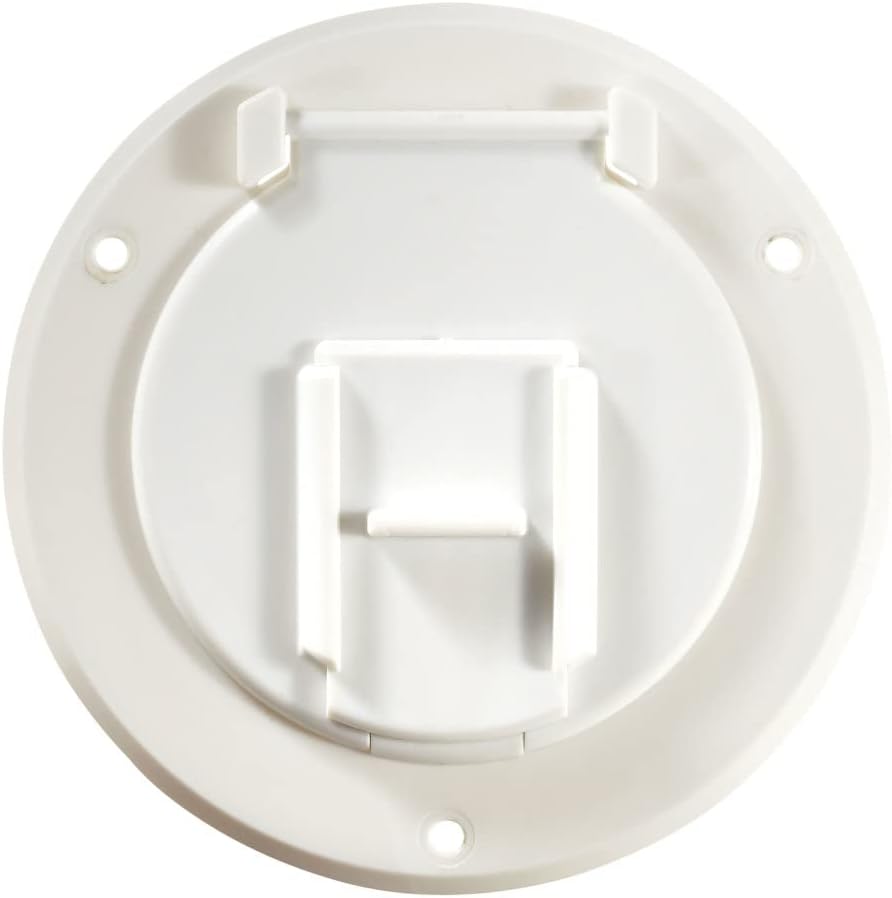 RV Designer Collection B120 Basic Cable Hatch Round - Imex RV And Auto Parts