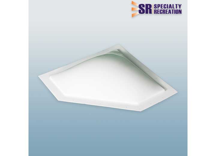 Specialty Rec NSL2412W Skylight Neoangle White 24 x 12 inches - Imex RV And Auto Parts