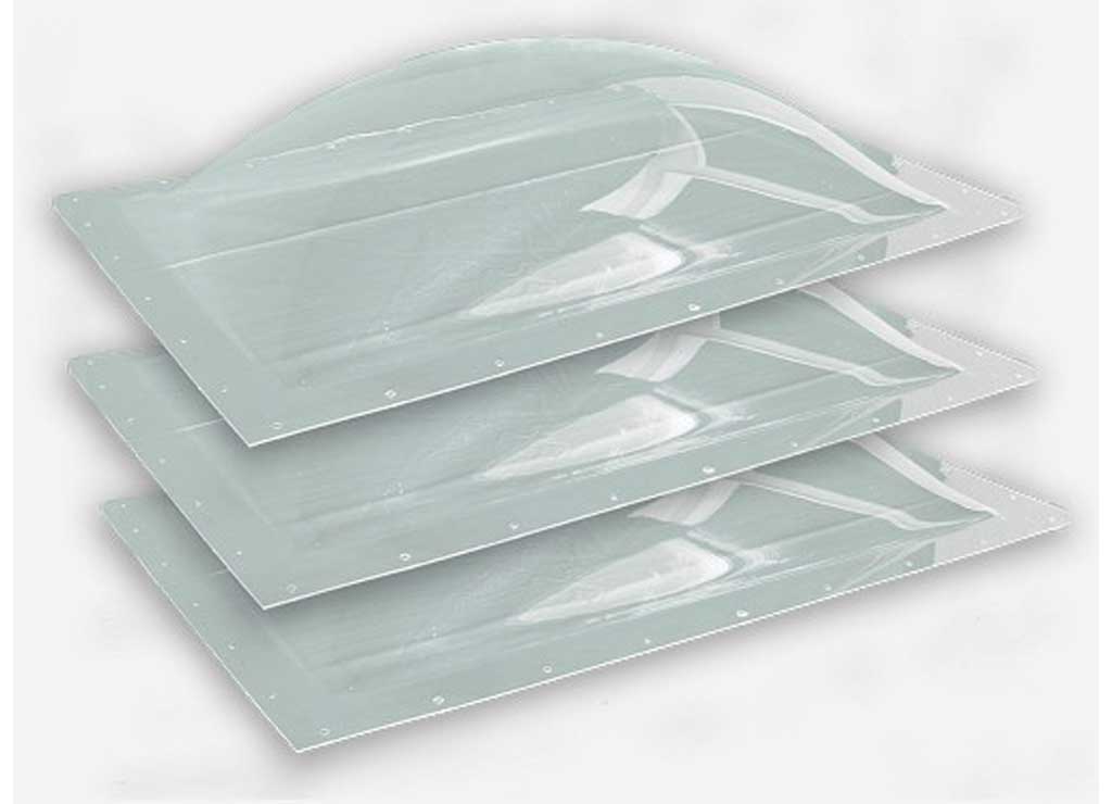 Specialty Rec SP1422C Skylight Clear 14 x 22 Inches - 3 Pack Without Sealant
