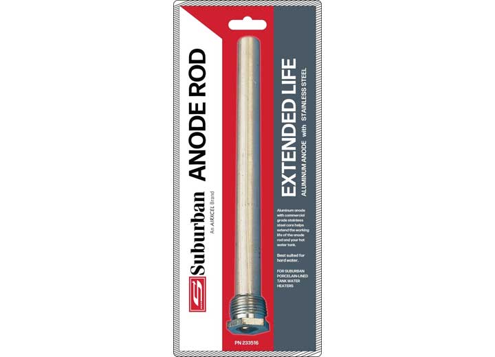 Suburban RV 233516 Aluminum Anode Rod for Water Heaters - Imex RV And Auto Parts