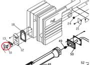 Suburban RV Igniter Electrode with Single Probe 231933 (NT Series) - 525029 - Imex RV And Auto Parts