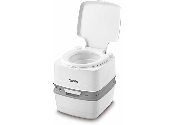 Thetford 92820 White/Gray Plastic Portable Toilet with 5.5 Gallon Capacity - Imex RV And Auto Parts