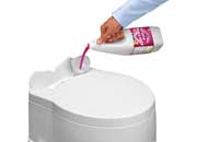 Thetford Porta Potti 565E White and Gray Plastic Portable Toilet - 5.5 Gallons - Imex RV And Auto Parts