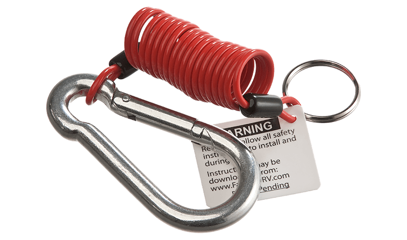 Trailer Breakaway System Switch; Zip; With 6 Foot Cable - Imex RV And Auto Parts