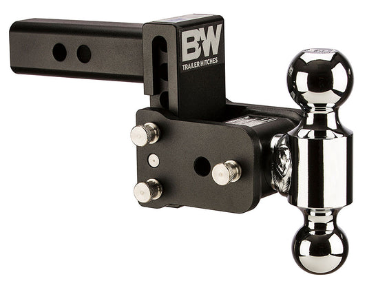 TS10033B B&W TOW AND STOW DUAL BALL 2 ADJ BALL MOUNT 3 DROP/3-1/2 RISE BLACK