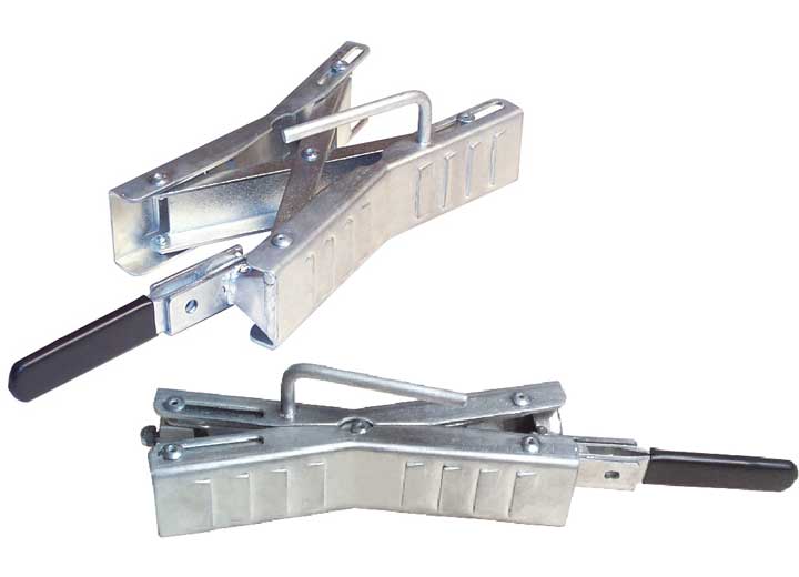 Ultra Fab Products Inc Wheel Chock 21-001070, Adjustable for Tandem Axle Pair, 1 1/2 to 4 1/2 Inches